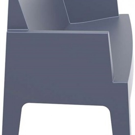 BOX DARK GREY KANAΠEΣ ΠΟΛ/ΝΙΟΥ 138Χ62Χ80εκ.