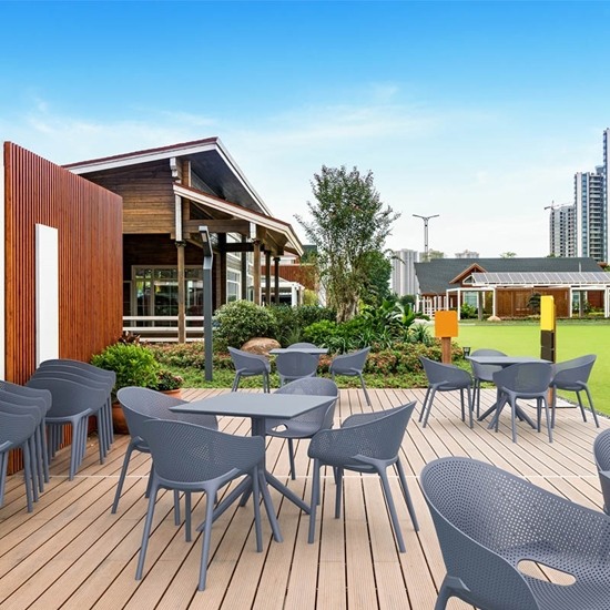 SKY PRO DARK GREY ΠΟΛΥΘΡΟΝΑ ΠΟΛ/ΝΙΟΥ 54X60X81εκ.