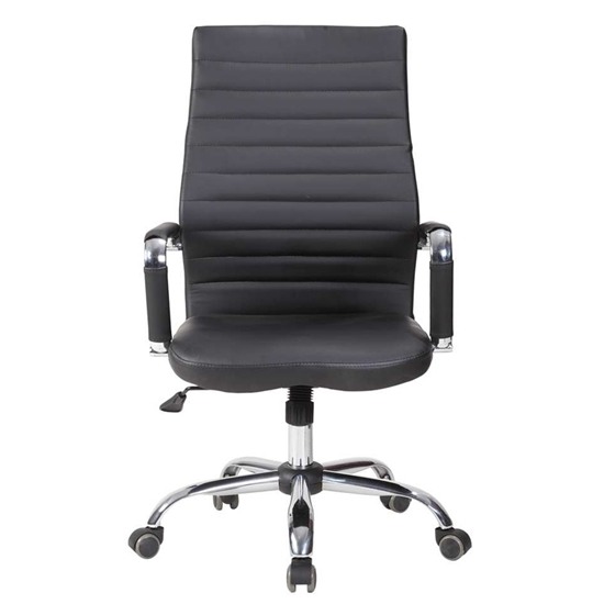 A9280 ΠΟΛΥΘΡΟΝΑ ΔΙΕΥΘΥΝΤΗ PU ΜΑΥΡΟ 61Χ66Χ107-117εκ.