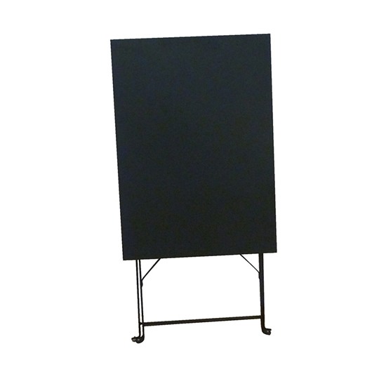 ALMA ΜΑΥΡΟ ΤΡΑΠΕΖΙ ΜΕΤΑΛΛΙΚΟ ΠΤΥΣ/ΝΟ 50x70x71εκ.