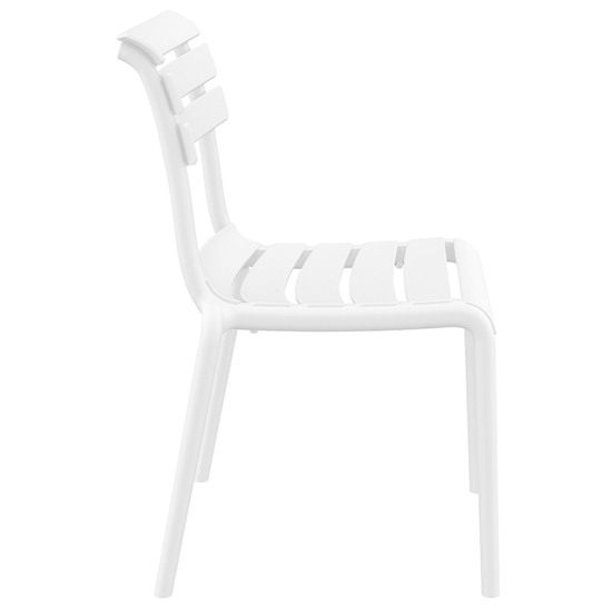 HELEN Καρέκλα Πολυπροπυλένιο Λευκό 50x59x84εκ.