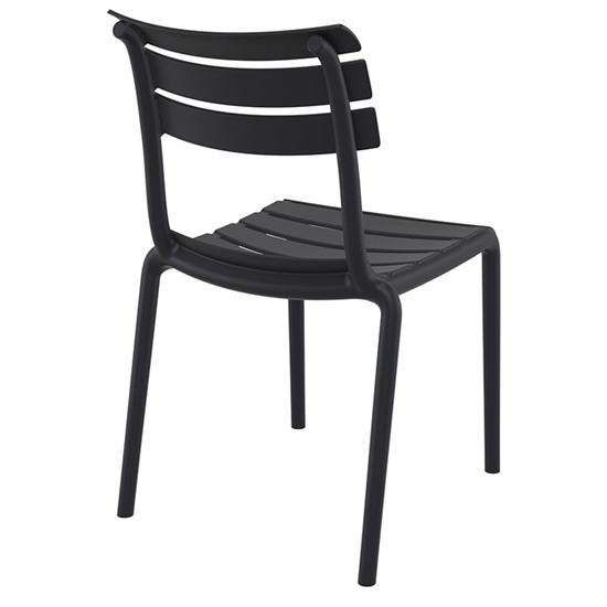 HELEN Καρέκλα Πολυπροπυλένιο Μαύρο 50x59x84εκ.