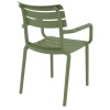 PARIS Πολυθρόνα Πολυπροπυλένιο Πράσινο 58x59x84εκ.