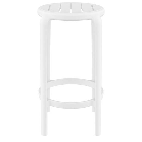 TOM 65εκ. ΣΚΑΜΠΟ WHITE ΠΟΛ/ΝΙΟΥ 36X36X65εκ.