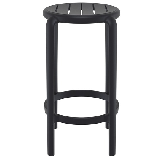 TOM 65εκ. ΣΚΑΜΠΟ BLACK ΠΟΛ/ΝΙΟΥ 36X36X65εκ.