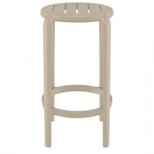 TOM 65εκ. ΣΚΑΜΠΟ TAUPE ΠΟΛ/ΝΙΟΥ 36X36X65εκ.