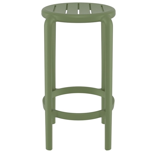 TOM 65εκ. ΣΚΑΜΠΟ OLIVE GREEN ΠΟΛ/ΝΙΟΥ 36X36X65εκ.