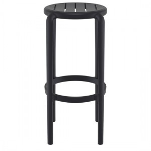 TOM 75εκ. ΣΚΑΜΠΟ BLACK ΠΟΛ/ΝΙΟΥ 36X36X75εκ.