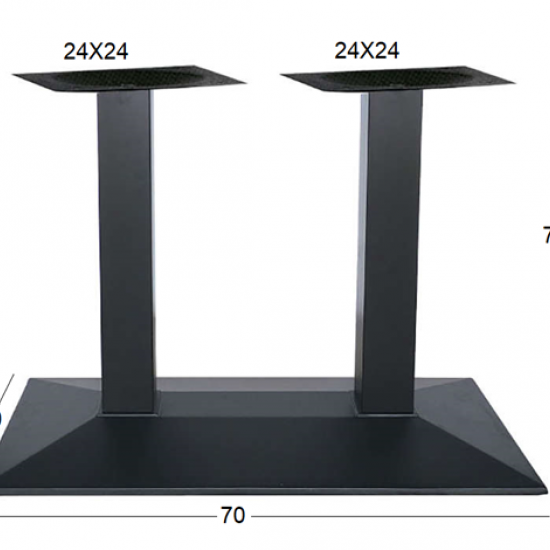 LIMA ΜΑΚΡ/ΝΗ ΒΑΣΗ ΜΕΤΑΛΛΙΚΗ ΜΕ ΡΕΓ/ΡΟΥΣ 70x40x72εκ