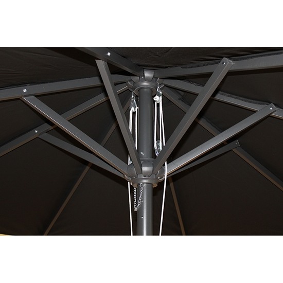 ΟΜΠΡΕΛΑ Φ.230 BLACK ΑΛΟΥΜΙΝΙΟΥ 8ΑΚΤ.16Χ26 ΙΣΤΟΣ 1Φ.48Χ2mm