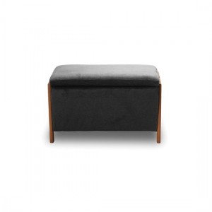 DALI ΣΚΑΜΠΟ VELVET GREY ΜΕ ΑΠΟΘΗΚΕΥΤΙΚΟ  ΧΩΡΟ 75X42X44εκ.