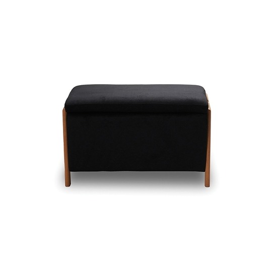 DALI ΣΚΑΜΠΟ VELVET BLACK ΜΕ ΑΠΟΘΗΚΕΥΤΙΚΟ  ΧΩΡΟ 75X42X44εκ.