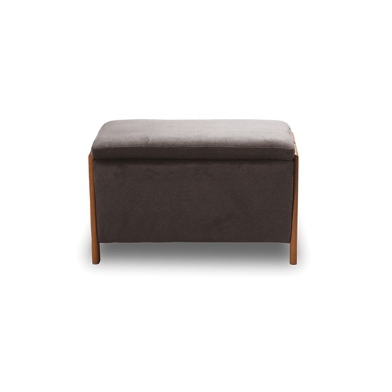 DALI ΣΚΑΜΠΟ VELVET BROWN ΜΕ ΑΠΟΘΗΚΕΥΤΙΚΟ  ΧΩΡΟ 75X42X44εκ.