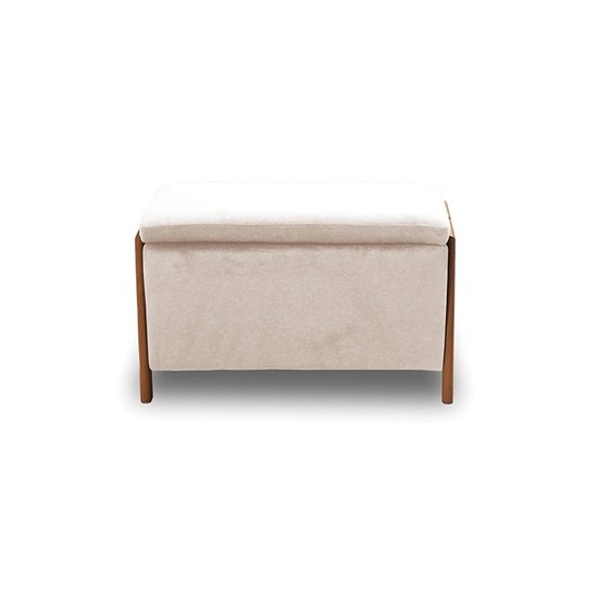 DALI ΣΚΑΜΠΟ VELVET BEIGE ΜΕ ΑΠΟΘΗΚΕΥΤΙΚΟ ΧΩΡΟ 75X42X44εκ.
