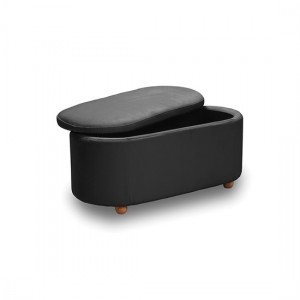 FOSTER ΣΚΑΜΠΟ VELVET GREY ΜΕ ΑΠΟΘΗΚΕΥΤΙΚΟ  ΧΩΡΟ 99Χ45X45εκ.