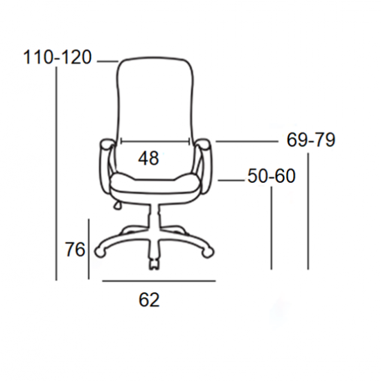 ΜΑΥΡO PU ΠΟΛΥΘΡΟΝΑ ΓΡΑΦΕΙΟΥ