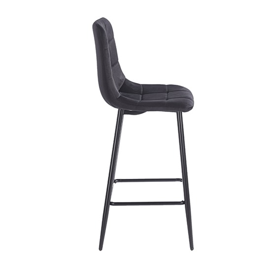 NORA BLACK VELVET ΥΦΑΣΜΑ 65εκ. ΣΚΑΜΠΟ ΜΕΤΑΛΛΙΚΟ 45X41X65-99εκ.