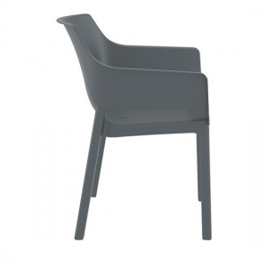 DORA DARK GREY ΠΟΛΥΘΡΟΝΑ ΠΟΛΥΠΡΟΠΥΛΕΝΙΟΥ 58X59X80εκ.