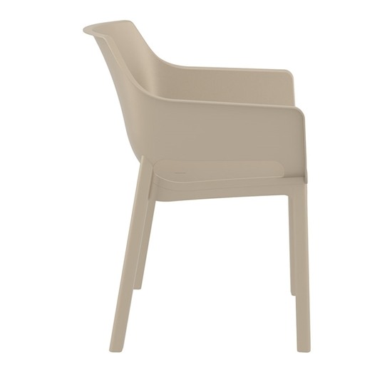 DORA TAUPE ΠΟΛΥΘΡΟΝΑ ΠΟΛΥΠΡΟΠΥΛΕΝΙΟΥ 58X59X80εκ.