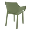DORA OLIVE GREEN ΠΟΛΥΘΡΟΝΑ ΠΟΛΥΠΡΟΠΥΛΕΝΙΟΥ 58X59X80εκ.