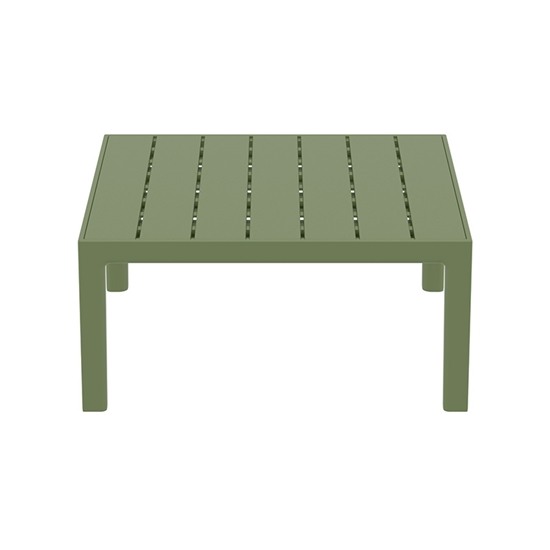 PORTOFINO LOUNGE ΤΡΑΠΕΖΙ OLIVE GREEN 70X70X33εκ. ΠΟΛΥΠΡΟΠΥΛΕΝΙΟΥ