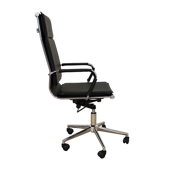 ΜΑΥΡΟ PU ΠΟΛΥΘΡΟΝΑ ΓΡΑΦΕΙΟΥ 54Χ51Χ54-110/60-123εκ.