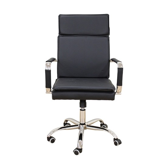 ΜΑΥΡΟ PU ΠΟΛΥΘΡΟΝΑ ΓΡΑΦΕΙΟΥ 59Χ62Χ48-99/57-108εκ.