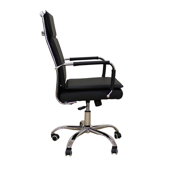 ΜΑΥΡΟ PU ΠΟΛΥΘΡΟΝΑ ΓΡΑΦΕΙΟΥ 59Χ62Χ48-99/57-108εκ.