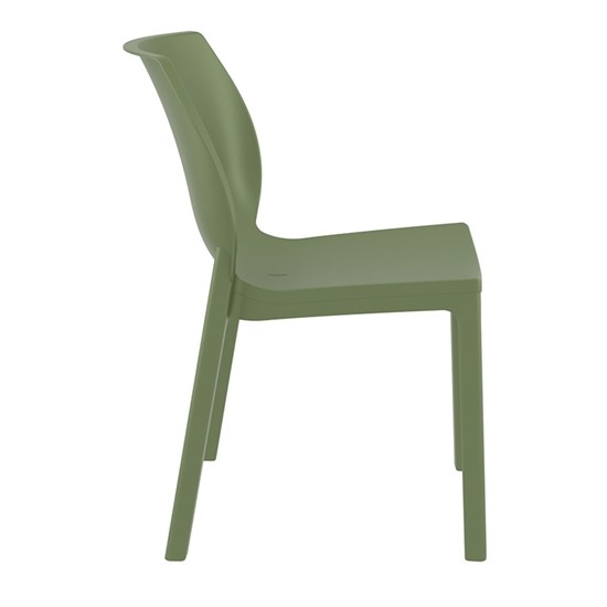 NORA OLIVE GREEN ΚΑΡΕΚΛΑ ΠΟΛΥΠΡΟΠΥΛΕΝΙΟΥ 51X59X80εκ.
