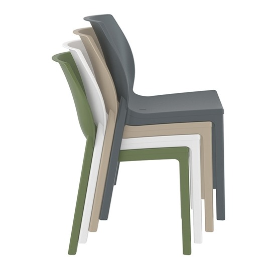 NORA OLIVE GREEN ΚΑΡΕΚΛΑ ΠΟΛΥΠΡΟΠΥΛΕΝΙΟΥ 51X59X80εκ.