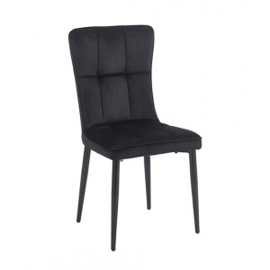 SELIN BLACK VELVET ΥΦΑΣΜΑ ΚΑΡΕΚΛΑ ΜΕΤΑΛΛΙΚΗ 46X54X91εκ. SELIN BLACK VELVET ΥΦΑΣΜΑ ΚΑΡΕΚΛΑ ΜΕΤΑΛΛΙΚΗ 46X54X91εκ.