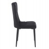 SELIN BLACK VELVET ΥΦΑΣΜΑ ΚΑΡΕΚΛΑ ΜΕΤΑΛΛΙΚΗ 46X54X91εκ. SELIN BLACK VELVET ΥΦΑΣΜΑ ΚΑΡΕΚΛΑ ΜΕΤΑΛΛΙΚΗ 46X54X91εκ.