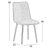 DORA CAPPUCCINO VELVET ΥΦΑΣΜΑ ΚΑΡΕΚΛΑ ΜΕΤΑΛΛΙΚΗ 45X53X86εκ. DORA CAPPUCCINO VELVET ΥΦΑΣΜΑ ΚΑΡΕΚΛΑ ΜΕΤΑΛΛΙΚΗ 45X53X86εκ.