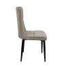 SELIN CAPPUCCINO VELVET ΥΦΑΣΜΑ ΚΑΡΕΚΛΑ ΜΕΤΑΛΛΙΚΗ 46X54X91εκ.