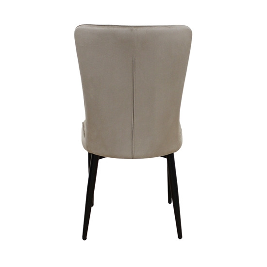 SELIN CAPPUCCINO VELVET ΥΦΑΣΜΑ ΚΑΡΕΚΛΑ ΜΕΤΑΛΛΙΚΗ 46X54X91εκ.