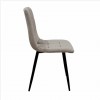 MADISON CAPPUCCINO VELVET ΥΦΑΣΜΑ ΚΑΡΕΚΛΑ ΜΕΤΑΛΛΙΚΗ 45X54X83εκ.