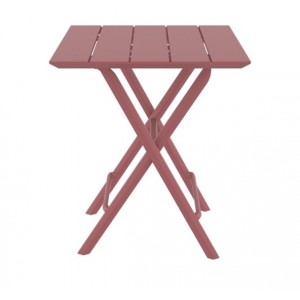 HELEN MARSALA ΤΡΑΠΕΖΙ ΠΤΥΣ/ΝΟ ΠΟΛ/ΝΙΟΥ 60x60x74εκ. 