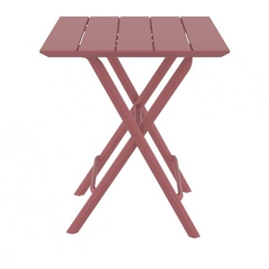 HELEN MARSALA ΤΡΑΠΕΖΙ ΠΤΥΣ/ΝΟ ΠΟΛ/ΝΙΟΥ 60x60x74εκ.