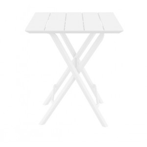 HELEN WHITE ΤΡΑΠΕΖΙ ΠΤΥΣ/ΝΟ ΠΟΛ/ΝΙΟΥ 60x60x74εκ. 