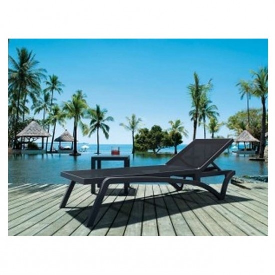 OCEAN BLACK ΤΡΑΠΕΖΙ ΠΟΛ/ΝΙΟΥ 45x45x45εκ.