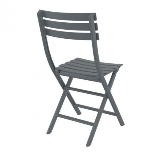 HELEN ΠΤΥΣ/ΝΗ DARK GREY ΚΑΡΕΚΛΑ ΠΟΛ/ΝΙΟΥ 42x47x83εκ.