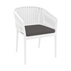 PORTOFINO ΜΑΞΙΛΑΡΙ ΚΑΘΙΣΜΑΤΟΣ DARK GREY 48x50x5εκ.