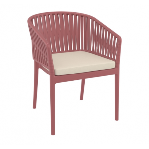 PORTOFINO ΜΑΞΙΛΑΡΙ ΚΑΘΙΣΜΑΤΟΣ ΕΚΡΟΥ 48x50x5εκ.