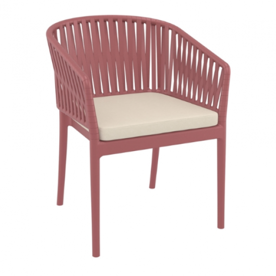 PORTOFINO ΜΑΞΙΛΑΡΙ ΚΑΘΙΣΜΑΤΟΣ ΕΚΡΟΥ 48x50x5εκ.