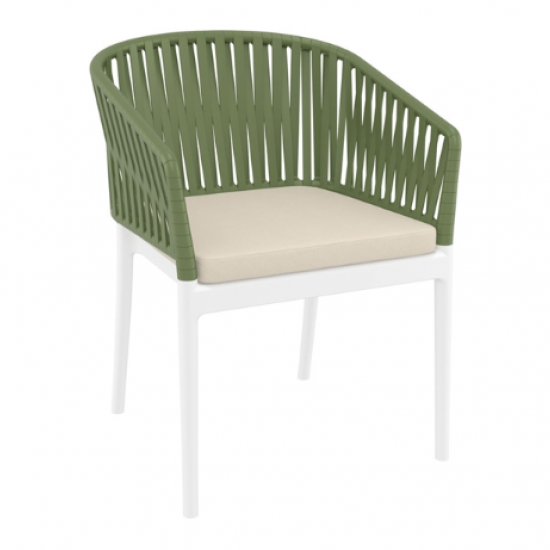 PORTOFINO ΜΑΞΙΛΑΡΙ ΚΑΘΙΣΜΑΤΟΣ ΕΚΡΟΥ 48x50x5εκ.