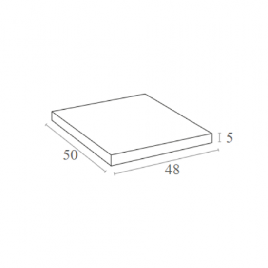 PORTOFINO ΜΑΞΙΛΑΡΙ ΚΑΘΙΣΜΑΤΟΣ DARK GREY 48x50x5εκ.