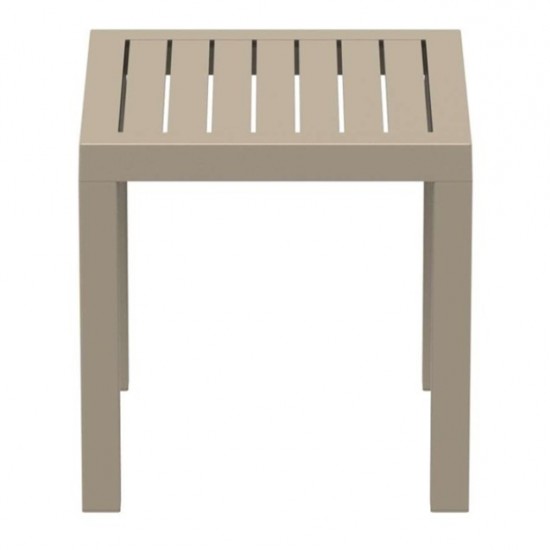 OCEAN TAUPE ΤΡΑΠΕΖΙ ΠΟΛ/ΝΙΟΥ 45x45x45εκ.