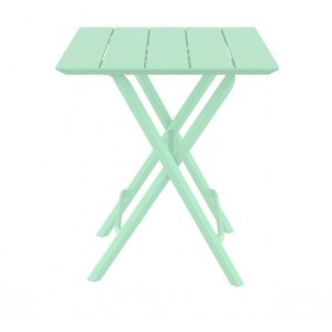 HELEN OPALINE GREEN ΤΡΑΠΕΖΙ ΠΤΥΣ/ΝΟ ΠΟΛ/ΝΙΟΥ 60x60x74εκ. 