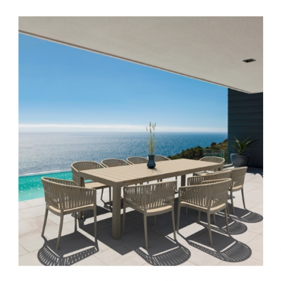 PORTOFINO TAUPE ΠΟΛΥΘΡΟΝΑ ΠΟΛ/ΝΙΟΥ 58x58x80εκ.