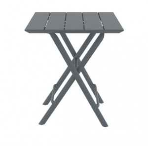 HELEN DARK GREY ΤΡΑΠΕΖΙ ΠΤΥΣ/ΝΟ ΠΟΛ/ΝΙΟΥ 60x60x74εκ. 